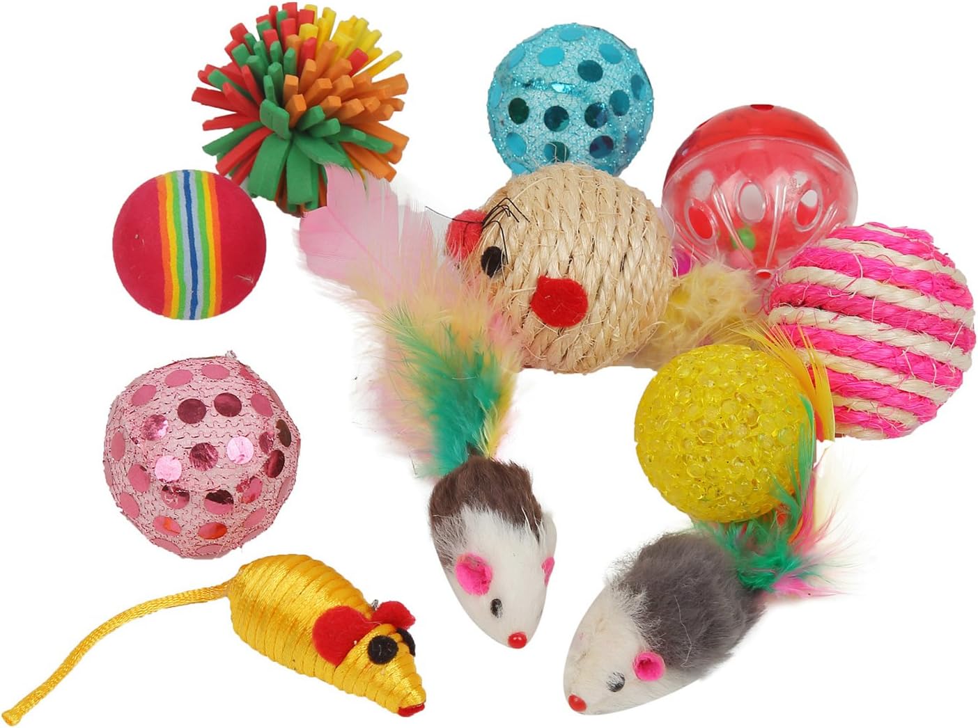 Fashion's Talk 20-Piece Cat Toy Pack